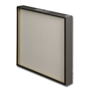 Hepa plafonski filter sa aluminijumskim ramom crne boje.