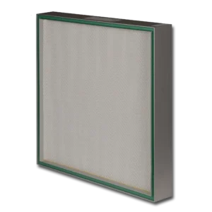 Gel tip HEPA plafonskog filtera sa metalnim ramom i zelenim okvirom