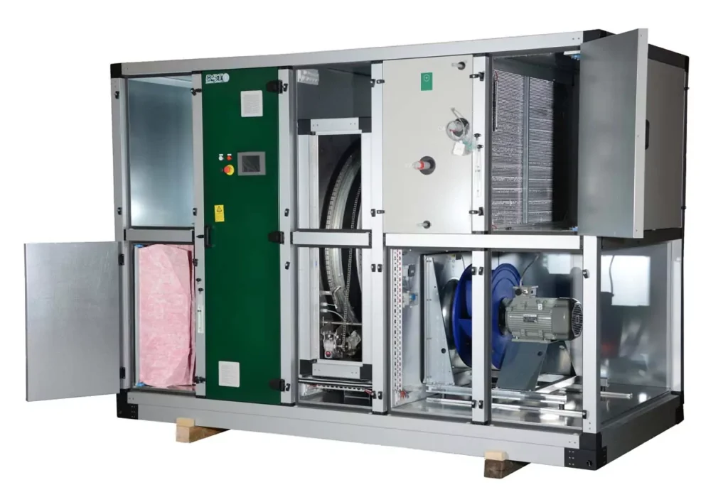 Mašina za sušenje vazduha DST Flexisorb sa integrisanim rotorom, ventilatorom, filterima i kontrolnim panelom