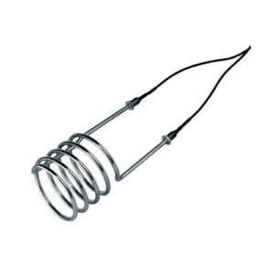 Spiralni električni grejač sa priključnim žicama za industrijsku upotrebu u sistemima grejanja i ovlaživanja