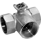 Trodosmerni mesingani mešajući ventil sa unutrašnjim navojima za regulaciju protoka u HVAC sistemima