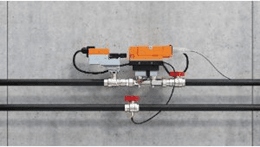 Regulacioni ventil sa elektro-pogonom i senzorima na cevima HVAC sistema