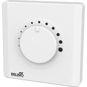 Zidni sobni termostat Belimo sa ručnim podešavanjem temperature za HVAC sistem